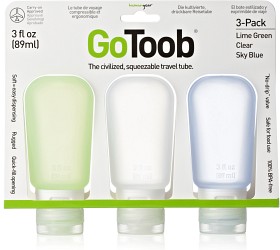 Bild på Humangear GoToob 3-pack Large 89 ml Klar/Grön/Blå