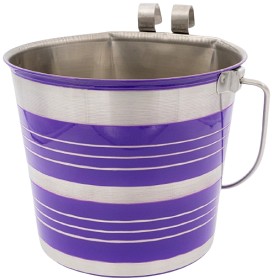 Bild på Hundra Stainless Steel Pail With Hooks 4 L