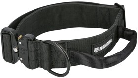 Bild på Hundra Tactical Dog Collar with Handle Black M