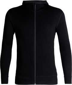 Bild på Icebreaker M's Elemental LS Zip Hood Black