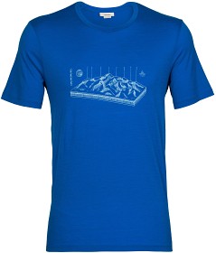 Bild på Icebreaker M's Tech Lite II SS Tee Alps 3D Lazurite