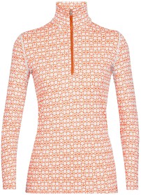 Bild på Icebreaker W's 250 Vertex LS Half Zip Alpine Geo Snow/Flash/J