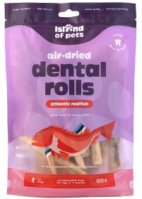 Bild på Island of Pets Air-dried Atlantic Redfish Dental Rolls 100 g