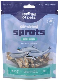 Bild på Island of Pets Air-dried Sprats 80 g