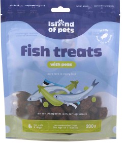 Bild på Island of Pets Fish Treats with Peas 200 g