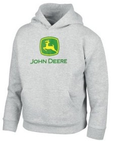 Bild på John Deere Hoodie Logo Grey
