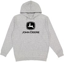 Bild på John Deere Hoodie Logo  Grey