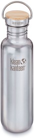 Bild på Klean Kanteen 800 ml Reflect with Bamboo Cap Mirrored Stainless