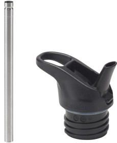 Bild på Klean Kanteen Klean Kanteen Flip Seal Sport Cap w/Straw (for Classic Bottles)  Black