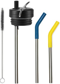 Bild på Klean Kanteen Twist Cap w/ Straw Kit Black
