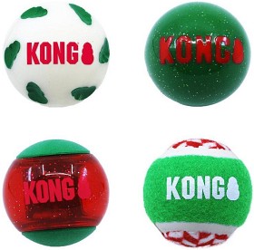 Bild på Kong Holiday Occasions Balls 4 pcs M 25x7x7 cm