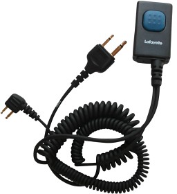 Bild på Lafayette Miniheadset Radiokabel Peltor 2-Pin J22 2,5+3,5mm Rak