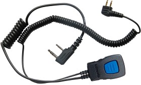 Bild på Lafayette Miniheadset Radiokabel Peltor 2-Pin J22 3,5+2,5 mm Vinklad Bredare Mellanrum