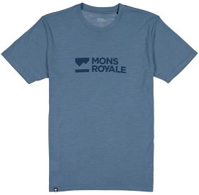 Bild på Mons Royale M's Icon Logo T-Shirt Goblin Blue