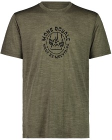 Bild på Mons Royale M's Zephyr Merino Cool T-Shirt Olive