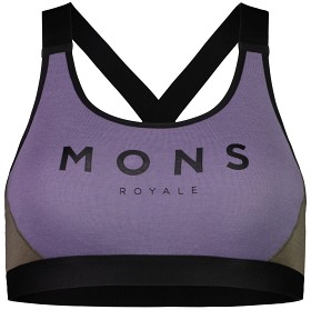 Bild på Mons Royale Women's Stella X-Back Bra Walnut / Thistle