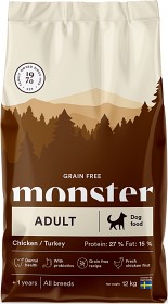Bild på Monster Dog Grain Free Adult Chicken/Turkey 12 kg