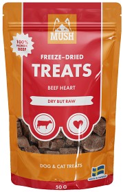 Bild på MUSH Treats Frystorkat Nöthjärta 50 g