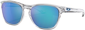 Bild på Oakley Manorburn Polished Clear w/ Prizm Sapphire