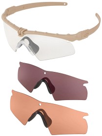 Bild på Oakley SI Ballistic M Frame 3.0 Desert with Clear, Prizm TR22 & Prizm TR45 Lenses