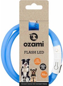 Bild på Ozami Halsband Flash Led Blå 70 cm