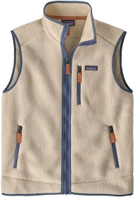 Bild på Patagonia M's Retro Pile Vest Dark Natural w/Utility Blue