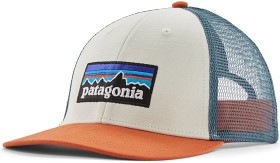 Bild på Patagonia P-6 Logo LoPro Trucker Hat White w/Redtail Rust
