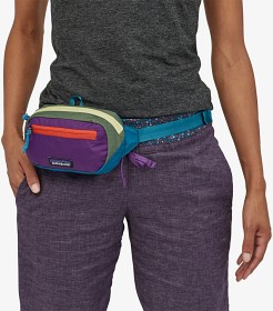 Bild på Patagonia Ultralight Black Hole Mini Hip Pack Patchwork: Steller Blue