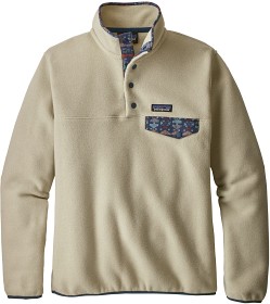 Bild på Patagonia W's Lightweight Synchilla Snap-T Pullover Pelican w/Stone Blue
