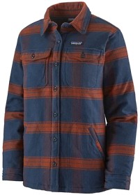 Bild på Patagonia W's Insulated Fjord Flannel Jacket Burlwood: New Navy