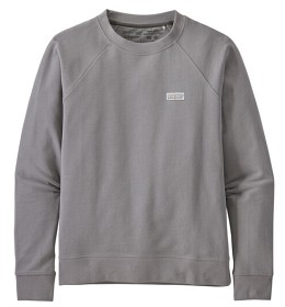 Bild på Patagonia W's Pastel P-6 Label Organic Crew Sweatshirt Salt Grey