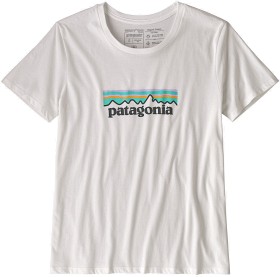Bild på Patagonia W's Pastel P-6 Logo Organic Crew T-Shirt White