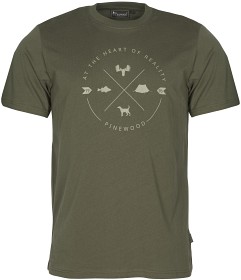Bild på Pinewood Finnveden Trail T-Shirt Men Olive