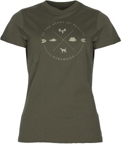 Bild på Pinewood Finnveden Trail T-Shirt Women Olive