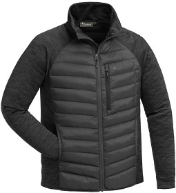 Bild på Pinewood M's Abisko Hybrid Power Fleece Jacket Smoke Black/Dark Grey