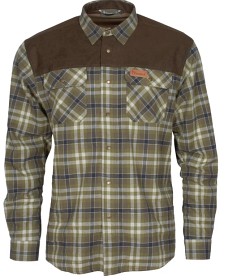 Bild på Pinewood M's Douglas Shirt Hunter Olive/Light Khaki