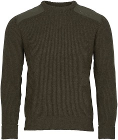 Bild på Pinewood M's Lappland Rough Sweater Moss Green Melange