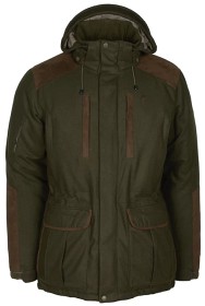 Bild på Pinewood M's Nydala Insulation Wool Parka Moss Green/Suede Brown