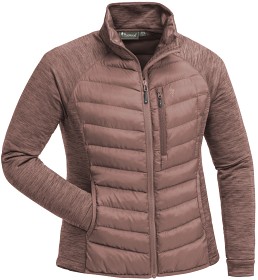 Bild på Pinewood W's Abisko Hybrid Power Fleece Jacket Marron Rose/Dusty Rose