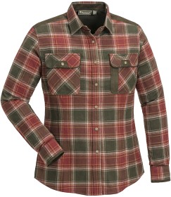 Bild på Pinewood W's Prestwick Exclusive Shirt Dark Copper/Suede Brown