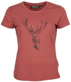 Bild på Pinewood W's Red Deer T-Shirt Rusty Pink
