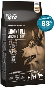Bild på PrimaDog Adult All Breed Grain Fr. Hjort & Kalkon 10 kg