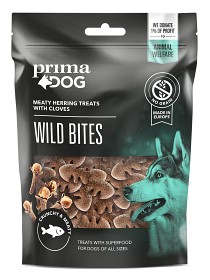Bild på PrimaDog Wild Bites Strömming med Nejlika 100G
