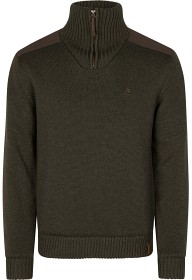 Bild på Seeland M's Haze Windbreaker Knitted Sweater Dark Brown