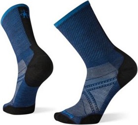Bild på Smartwool PhD Run UL Pat Crew Alpine Blue, Storlek L