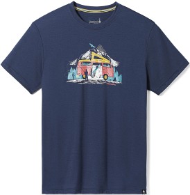 Bild på Smartwool River Van Graphic Short Sleeve Tee Slim Fit Unisex Deep Navy