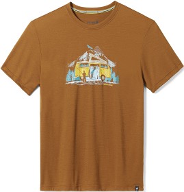 Bild på Smartwool River Van Graphic Short Sleeve Tee Slim Fit Unisex Fox Brown