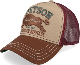 Bild på Stetson Trucker Cap Great Plains Brown/Wine