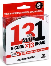 Bild på Sufix 131 G-Core x13 Braid Lo-Vis Green 150m
