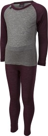 Bild på Ulvang Kids Gausdal Underställ Fig/Grey Melange